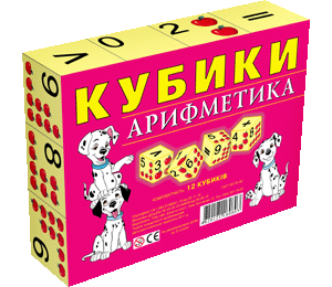 Кубики 12 шт 